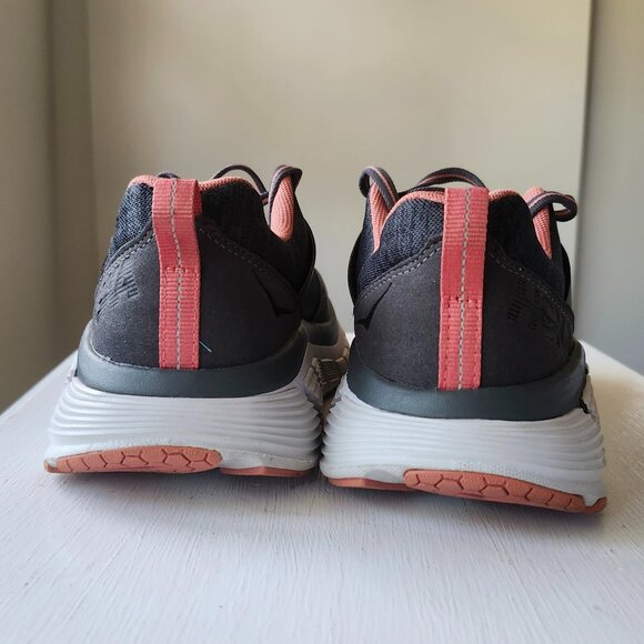 HOKA One One Gaviota 2 Women’s Running Shoes Gray Coral Size 6.5 Stability - Picture 5 of 6